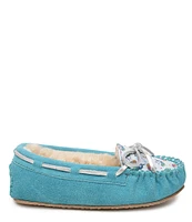 Minnetonka Girls' Cassie Suede Moccasins (Youth)