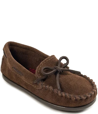 Minnetonka Kids' Boat Suede Moccasins (Youth)