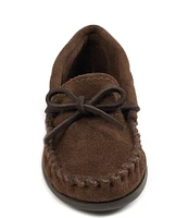 Minnetonka Kids' Boat Suede Moccasins (Youth)