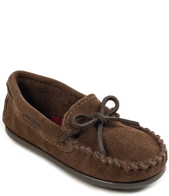 Minnetonka Kids' Boat Suede Moccasins (Toddler)