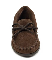 Minnetonka Kids' Boat Suede Moccasins (Toddler)