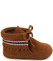 Minnetonka Kids' Braid Bootie Crib Shoes (Infant)