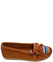 Minnetonka Kilty Arizona Suede Moccasins