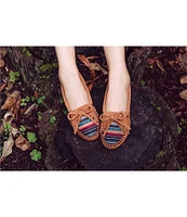 Minnetonka Kilty Arizona Suede Moccasins