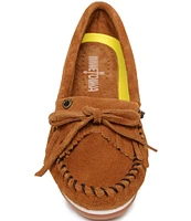 Minnetonka Kilty Plus Suede Moccasins