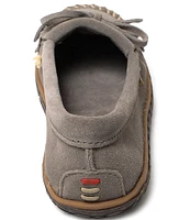 Minnetonka Kilty Tread Suede Moccasins