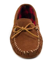 Minnetonka Men's Double Bottom Fleece Lined Slippers