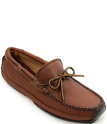 Minnetonka Men's Moosehide Weekender Boat Style Moccasins