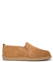 Minnetonka Men's Twin Gore Suede Sheepskin Slippers