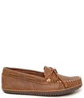 Minnetonka Men's Water Resistant Tie Tread Moccasin Loafers