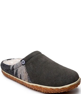 Minnetonka Tahoe Suede Clog Slippers