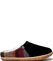 Minnetonka Tahoe Suede Patterned Clog Slippers