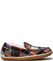 Minnetonka Tempe Plaid Pile Lined Moccasins