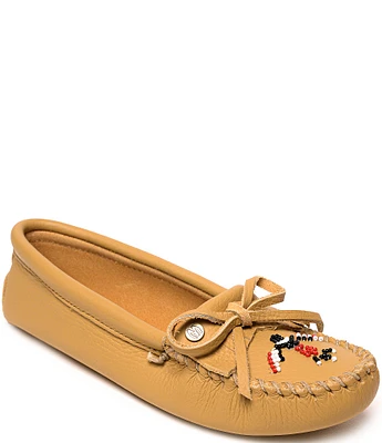 Minnetonka Thunderbird Animikii Softsole Leather Moccasins