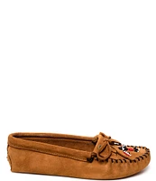 Minnetonka Thunderbird Animikii Suede Softsole Moccasins