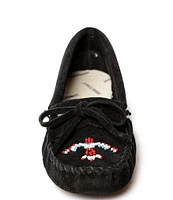 Minnetonka Thunderbird Animikii Suede Softsole Moccasins