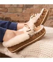 Minnetonka Ultimate Sheepskin Suede Slippers