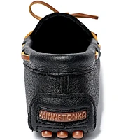 Minnetonka Women's Classic Driver Leather Mocassins