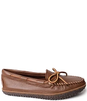 Minnetonka Women's Deerskin Tread Moccasins