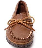 Minnetonka Women's Deerskin Tread Moccasins