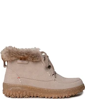 Minnetonka Women's Tinley Suede Faux Fur Ankle Cold Weather Booties