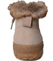 Minnetonka Women's Tinley Suede Faux Fur Ankle Cold Weather Booties