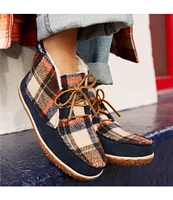 Minnetonka Women's Torrey Plaid Bootie Slippers