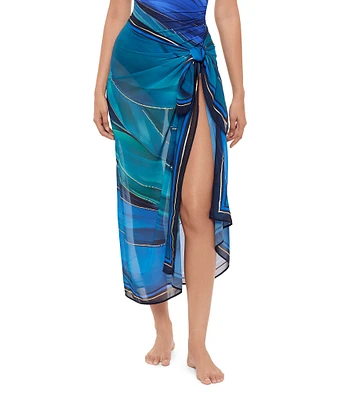 Miraclesuit Maldiva Semi-Sheer Georgette Pareo Swim Cover-Up