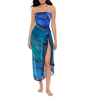 Miraclesuit Maldiva Semi-Sheer Georgette Pareo Swim Cover-Up