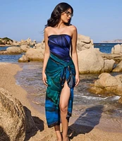 Miraclesuit Maldiva Semi-Sheer Georgette Pareo Swim Cover-Up