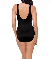 Miraclesuit Paka Mayan Temptress Sweetheart Neck Side Shirred One Piece Swimsuit