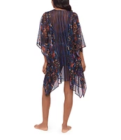 Miraclesuit Tapiz Lace-Up V-Neck Caftan Swim Cover-Up