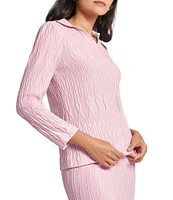 MISOOK Geometric Knit Collar Neck Bracelet Sleeve Tunic