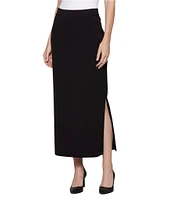 MISOOK Knit Elastic Waist Pull-On Straight Skirt