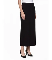 MISOOK Knit Elastic Waist Pull-On Straight Skirt