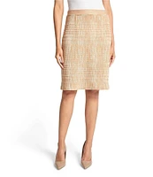 MISOOK Melange Knit High Rise Straight Skirt