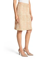 MISOOK Melange Knit High Rise Straight Skirt
