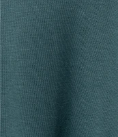 Miss Chievous Long Sleeve Oversized Raw Edge French Terry Pullover