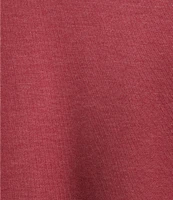 Miss Chievous Long Sleeve Oversized Raw Edge French Terry Pullover