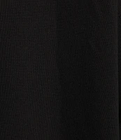 Miss Chievous Long Sleeve Oversized Raw Edge French Terry Pullover
