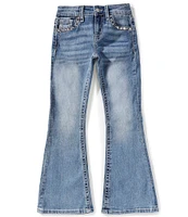 Miss Me Big Girls Mid-Rise Flare-Leg Jeans