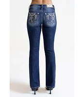 Miss Me Dream Catcher Mid-Rise Bootcut Jeans