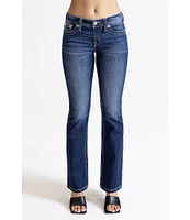Miss Me Dream Catcher Mid-Rise Bootcut Jeans