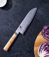 Miyabi Birchwood 7#double; Fine Edge Santoku Knife