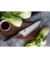 Miyabi Kaizen 7#double; Hollow Edge Rocking Santoku Knife