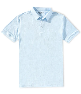 Mizzen+Main Copa Seersucker Performance Stretch Short Sleeve Polo Shirt