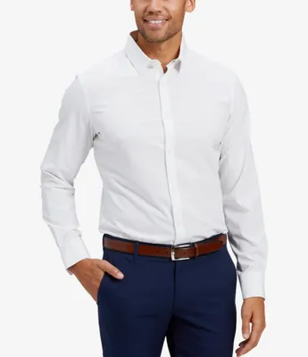 Mizzen+Main Leeward Formal Performance Stretch Long Sleeve Woven Shirt