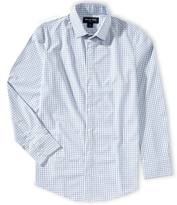 Mizzen+Main Leeward No Tuck Adam Plaid Performance Stretch Long Sleeve Woven Shirt