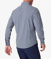 Mizzen+Main Leeward No Tuck Gingham Performance Stretch Long Sleeve Woven Shirt