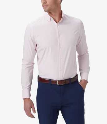 Mizzen+Main Leeward Performance Stretch Solid Long Sleeve Woven Shirt